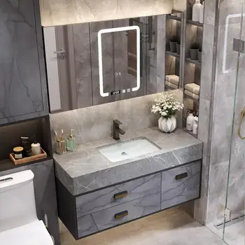 Good Taste Design Modern Bathroom Cabinet Solid Surface Bathroom Vanities