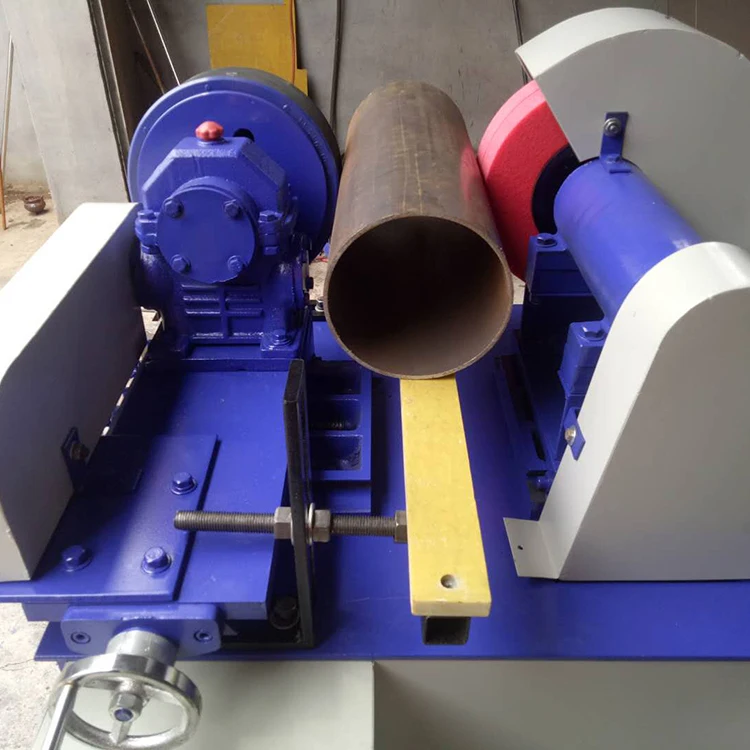 SUNTECHMACH OEM Easy to Operate Stainless Steel Wire Brushed Aluminum Tube Pipe Smooth Surface Polishing Machine