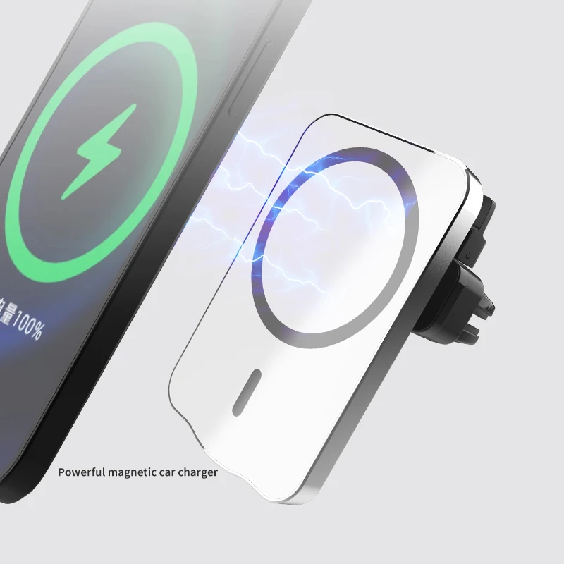 Магнитный Держатель Автомобильное магнитное зарядное устройство usb кабель 15 Вт магнитное беспроводное автомобильное зарядное устройство