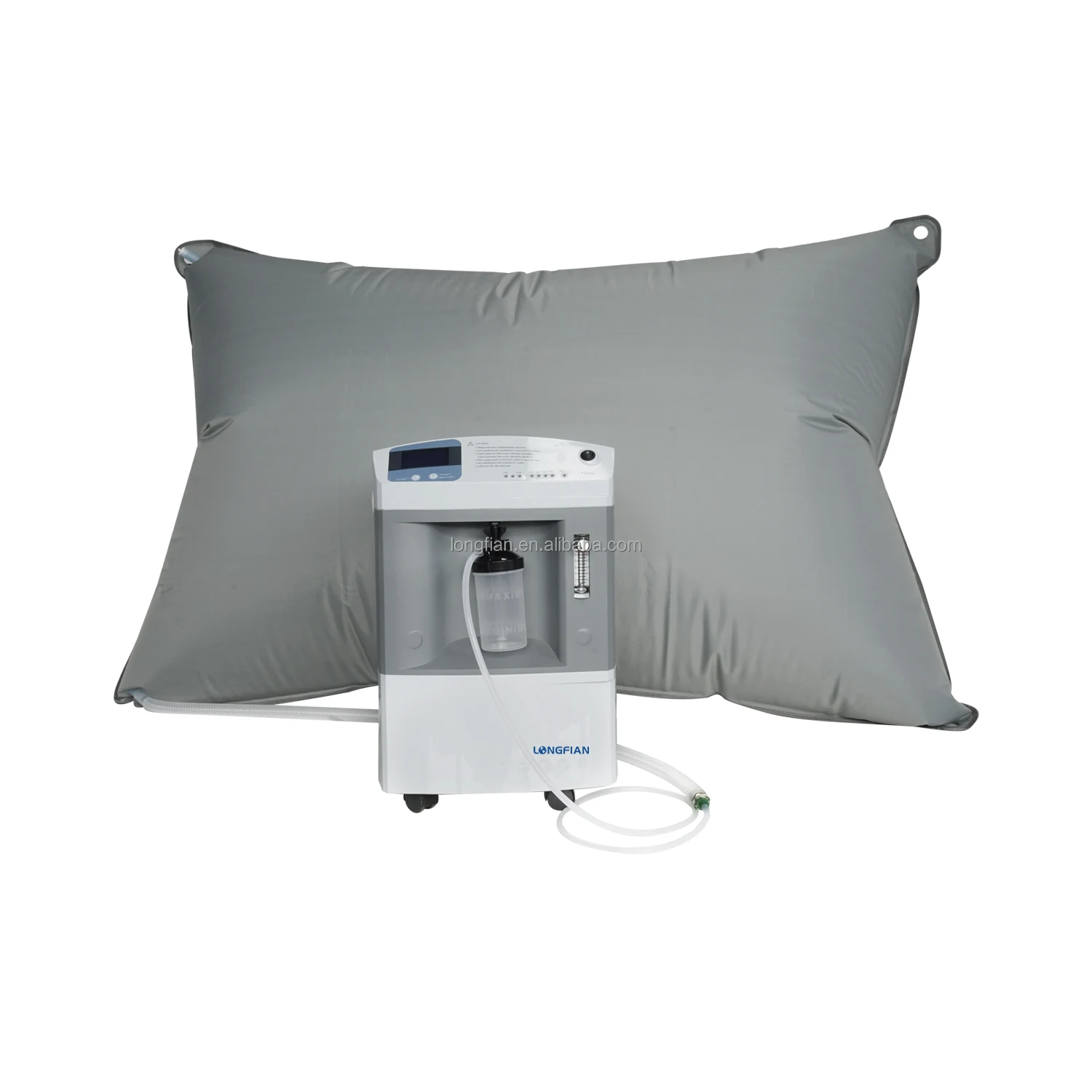 Kit EWOT Excel 1000 Litres – Double Tuyau + Masque Premium – Gris – Fitness Santé