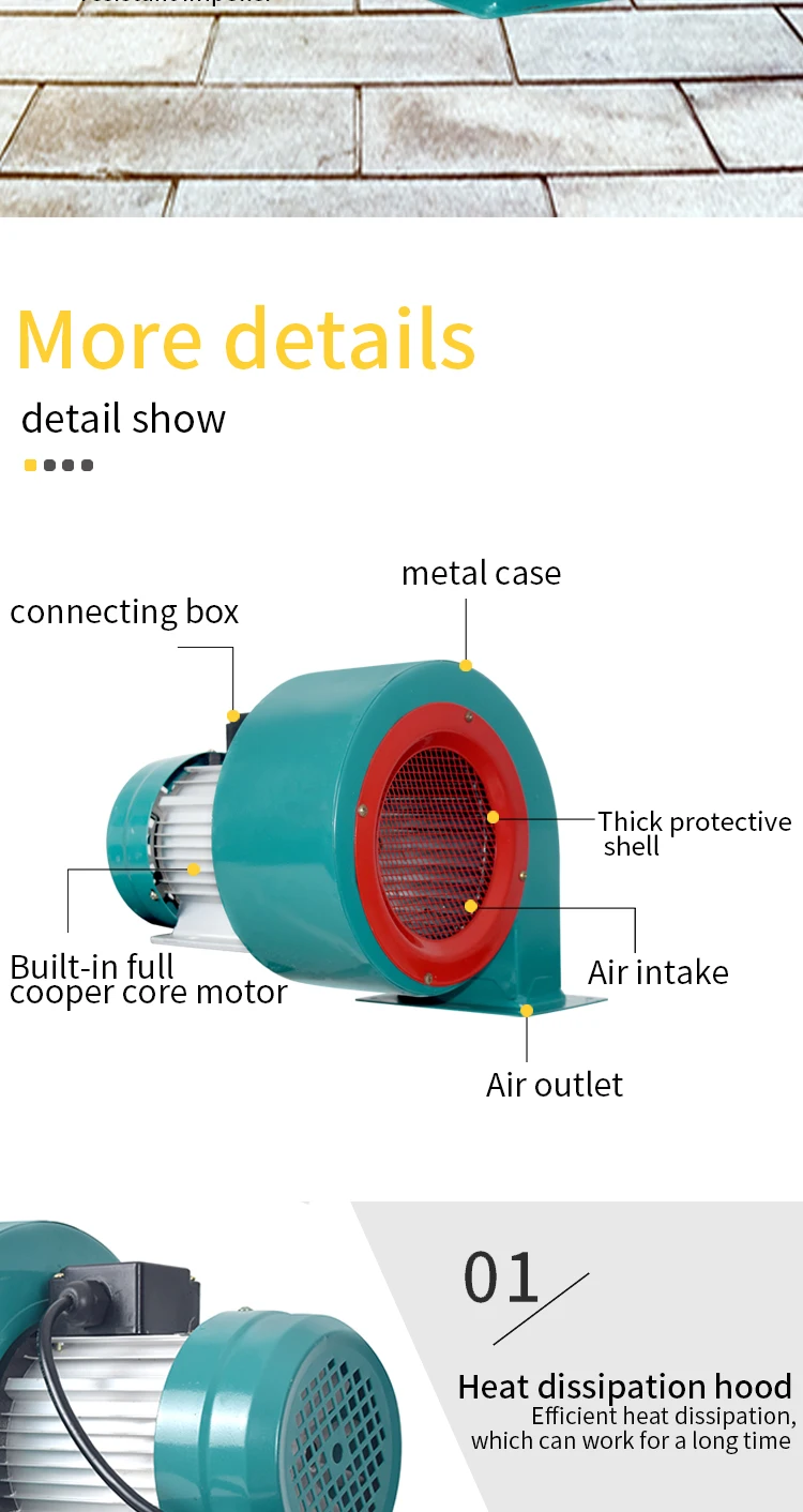 Centrifugal Fan, 22V, 350m3 - detail 12