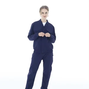 Promotional Cheap Designer Anti-Static Breathable Flame-Retardant Welder Welding Workwear Uniform for Electrical Engineering