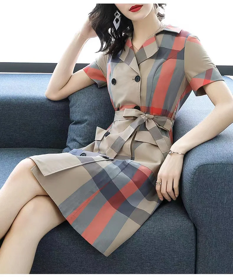 a line dress on hourglass figure Pink A-Line Printed Sleeveless Cotton Dress  MoonTara