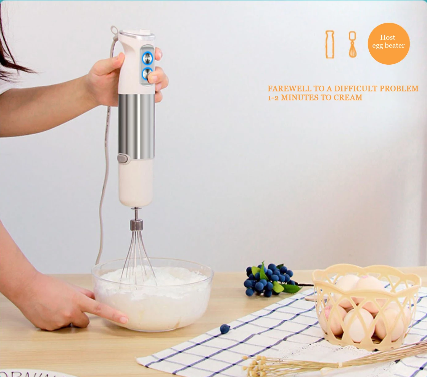 Support Customization Home Appliances Kitchen Mixer Food Stick Blender