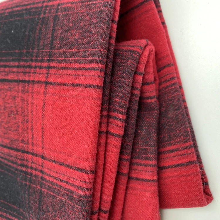 high quality yarn-dyed cotton flannel
