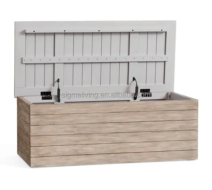 New arrive outdoor garden sigma furniture set  patio swing living room teak wood  Storage Bench