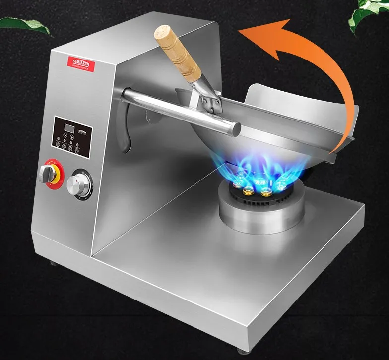 Smart Fried Rice Robot Fully Automatic Commercial Cooking Machine Takeaway Artifact with Turning Fried Rice Pot