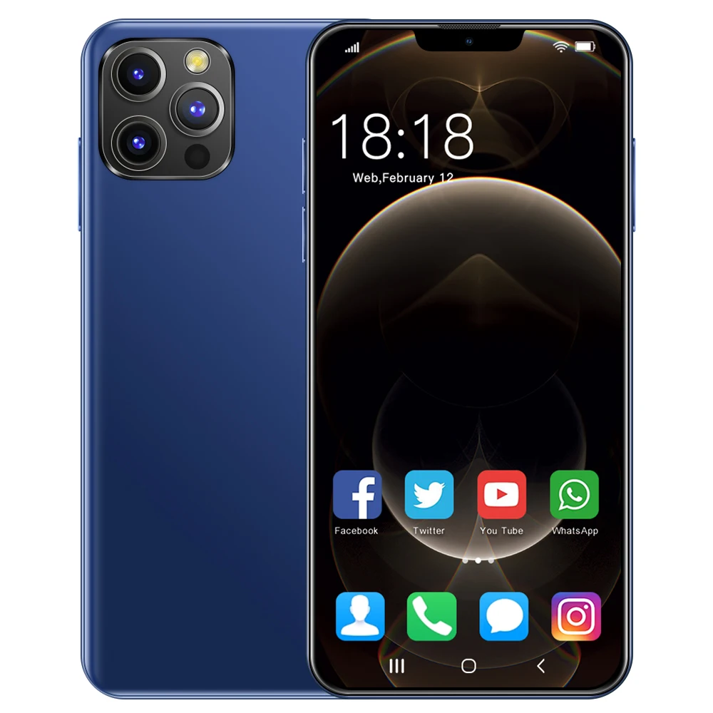 Горячая Новинка 12 Гб + 512 Гб Смартфон глобальная версия unlockingphone смартфон с отпечаток лица разблокировка