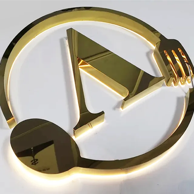 High Quality Customization Led Letter Sign Factory Cheaper 3d logo Backlit  Sign Led Sign Letter Light Business Signage