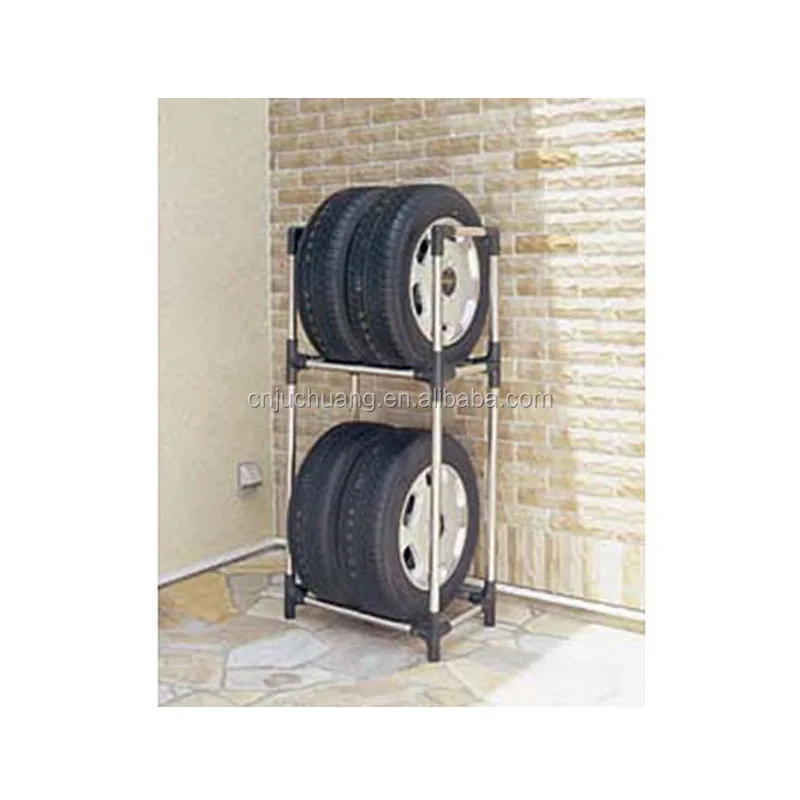 High Quality Small Middle Larger Size Different Sizes Stainless Steel Pipe Tire Rack