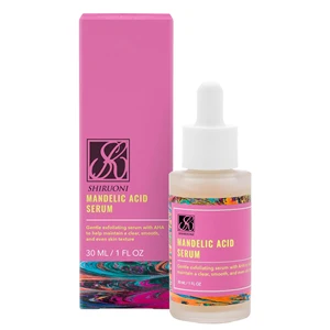 OEM ODM Mandelic Acid Serum Gentle Exfoliating Whitening Brightening Herbal Vegan 30ml Vitamin-Infused Facial Serum