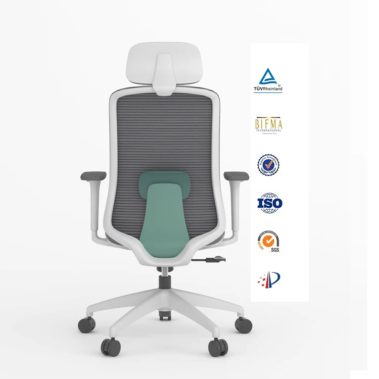 Modern Design Hot Sale Office Chair Roller Hight Adjustable Lumbar Back Support Chair Office With Headrest Boss Office Chair