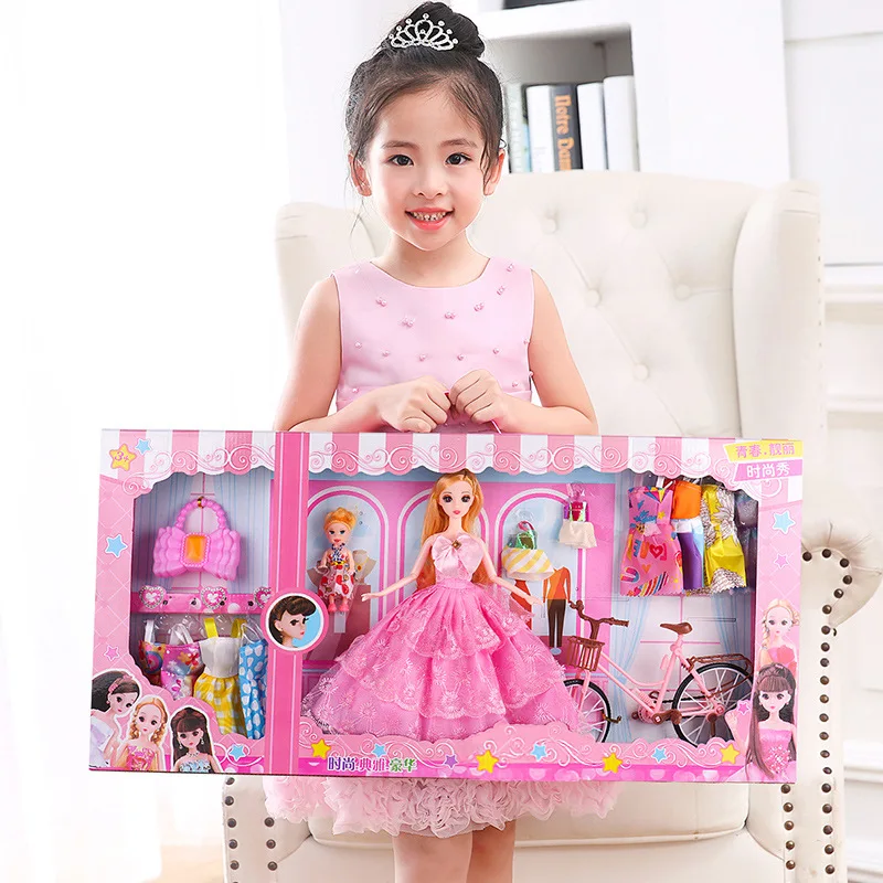 2022 горячая Распродажа 73 см мультфильм Bjd кукла с различными аксессуарами для девочек игровой домик