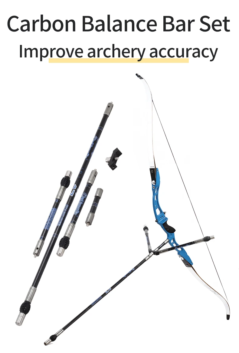 Spg Archery Balance Bar Set Compound Recurve Bow Stabilizer Weight