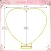 Gold heart shape arch stand