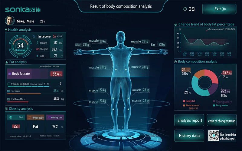 product sonka best dexa scan body resonance bodecoder human biochemistry body composition analyzer for health-61