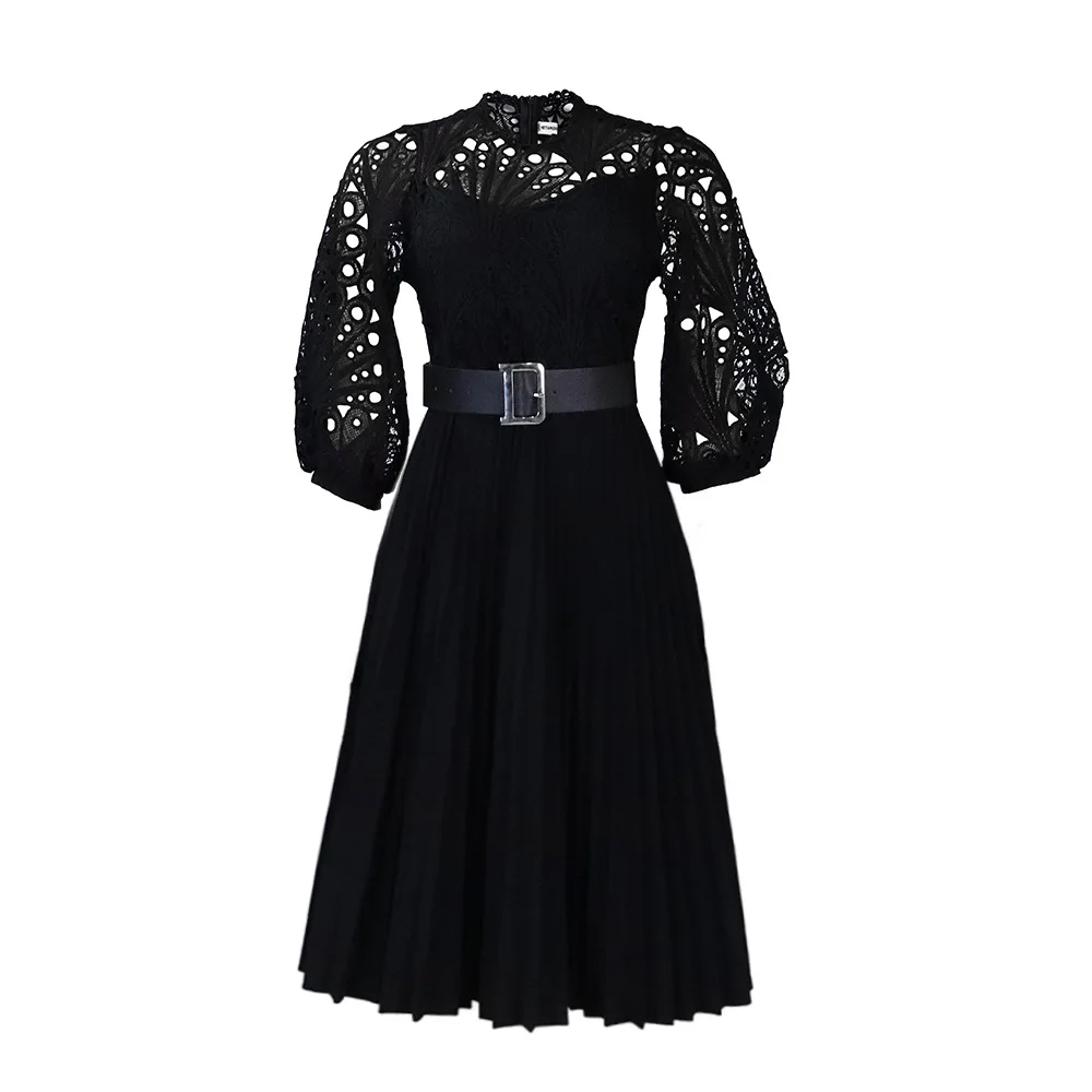 Shop Wholesale Fall American Women's Clothing - Crochet Lace Dress
