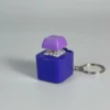Botón de grabación morado y llamativo (color de la tecla)