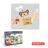EPT842213-Rabbit singe léopard aquarelle stylo masque (60pcs/ctn)