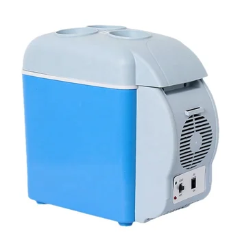 AIO 12V Personal Thermoelectric Cooler/Warmer car refrigerated 7.5 Liter , Portable 12V Small Fridge for Car, RV, and Camping