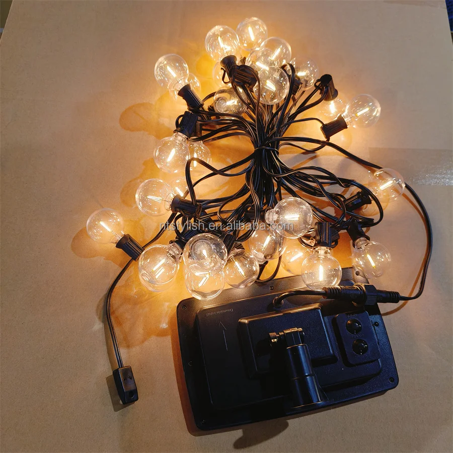 Stringa Luminosa A LED Per Esterni NETTLIFE 15 M Lampada Da Giardino IP65 Impermeabile 16 Lampadine | Leroy Merlin - Foto 3