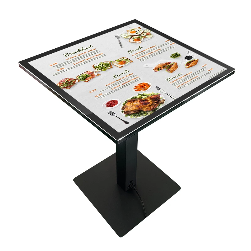 43inch Multi Touch Waterproof Interactive Lcd Screen Coffee Smart Game Table With Touch for Mall Restaurant