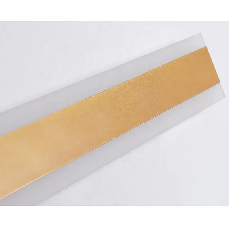 Luxury Modern Long Strip Linear Led Wall Light 800 1200 Brass Wall Lamps for Indoor Bedroom Living Room