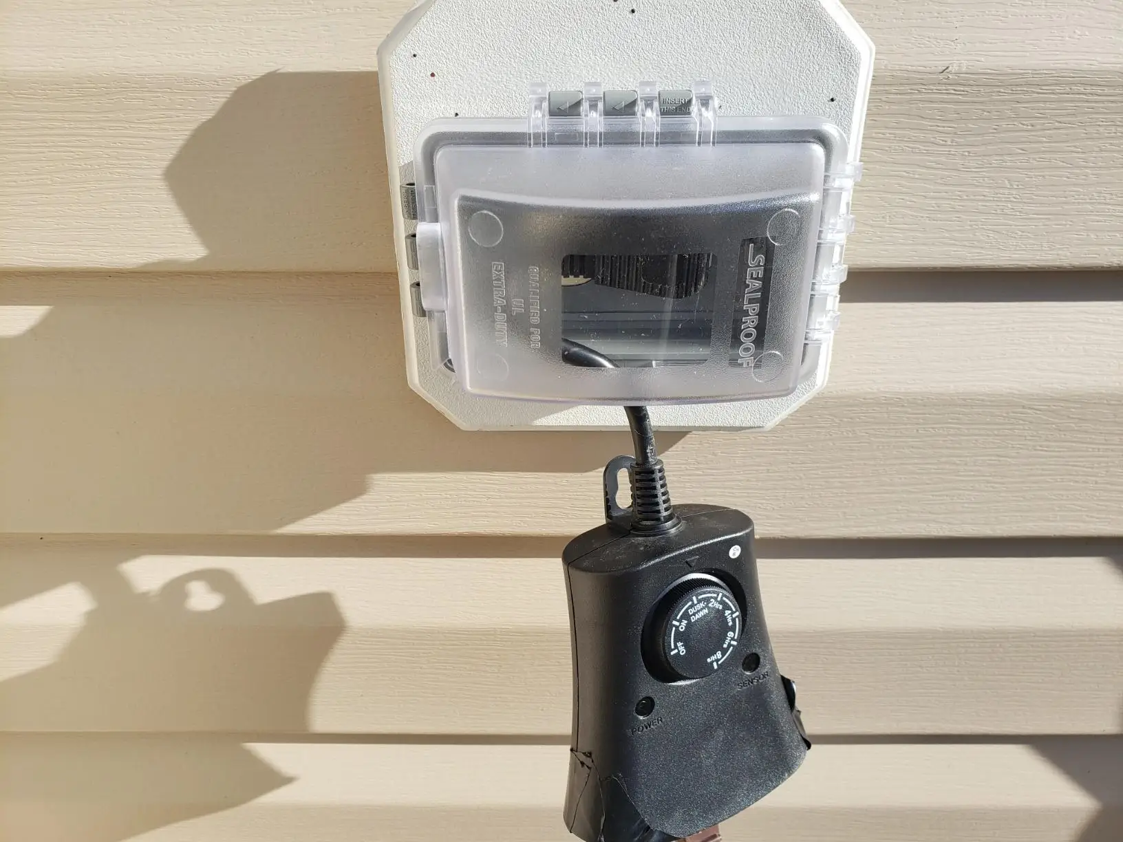 Siding 1gang Outdoor Outlet Cover Weatherproof Horizontal Vertical