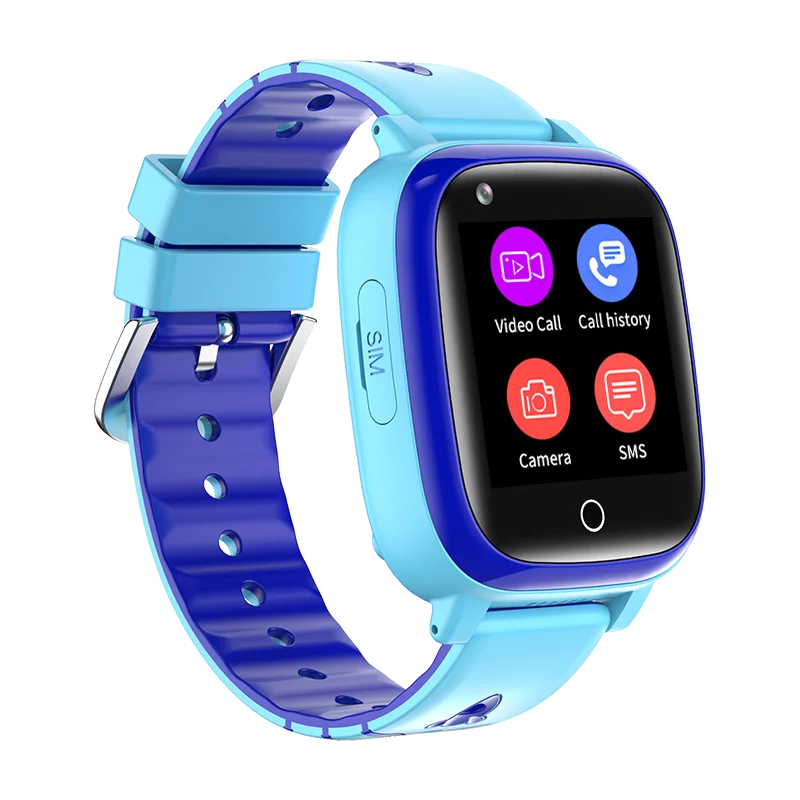 T5S Reloj Kids 4G Video Call Kids Children Smart Wristwatch, Gps Watch Phone Heart Rate Smartwatches Mobile Phones Smart Devices