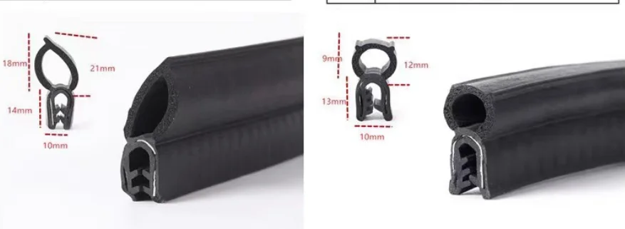 door rubber seal EPDM strips auto door rubber seal factory