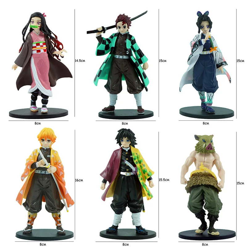 demônio matador anime figura kokushibou tsugikuni yoriichi kimetsu não  yaiba figura modelo boneca brinquedos anime ação figura