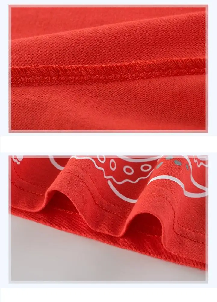 Лето 2019, новинка, Детские хлопковые футболки с коротким рукавом и принтом животных для детей