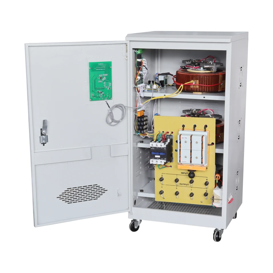 Presyo ng Pabrika TNS 30KVA Static Voltage Regulator/stabilizer Malaking Screen Three Phase 380V Ac Stabilizer para sa AVR para sa Pang-industriya