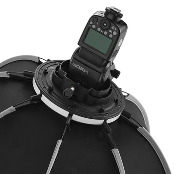 TRIOPO KS120 120cm Foldable Octagon Softbox Bracket Mount Soft Box Handle for  Godox Yongnuo Speedlite Flash Light product image