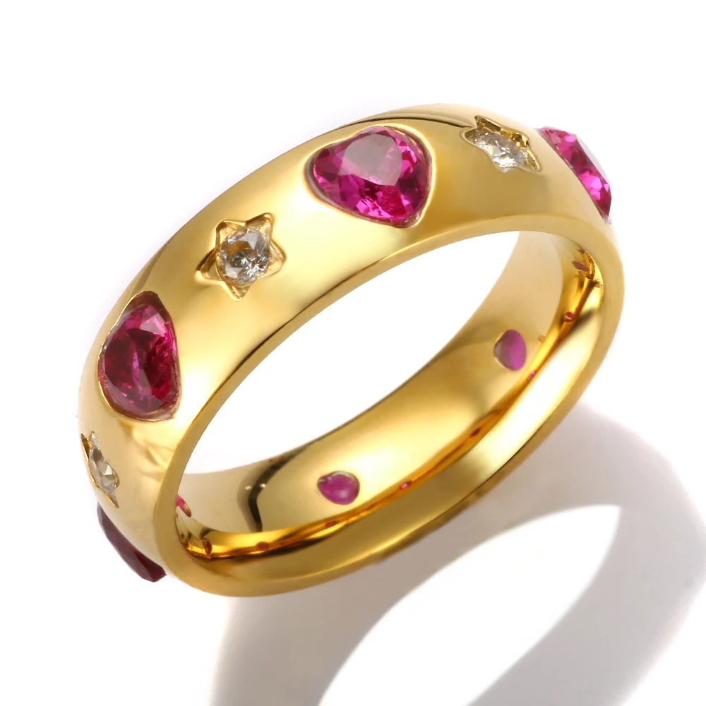 No Gain No Love Wedding Ring - Durable 18K PVD Gold Plated