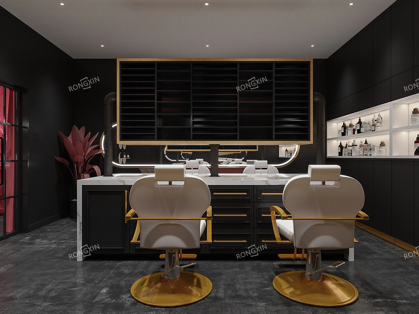Luxury Modern Beauty Salon Furniture Beauty Salon Reception Desks
