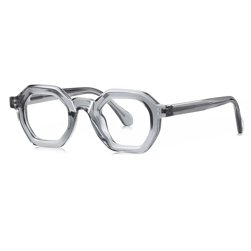 TYSD-LS050 Free Sample TR+CP Round Eyeglasses Optical Frames for All Face Men Glasses Spectacles Eyewear with Spring Temple