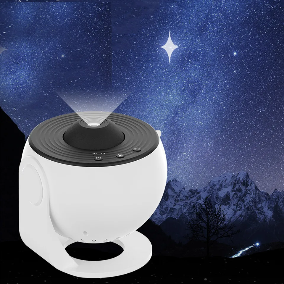 Home Planetarium HD Starry Projector Lamp con 12pcs 4K Film Extreme  Romantic Ultra Clear Focus Galaxy Projector