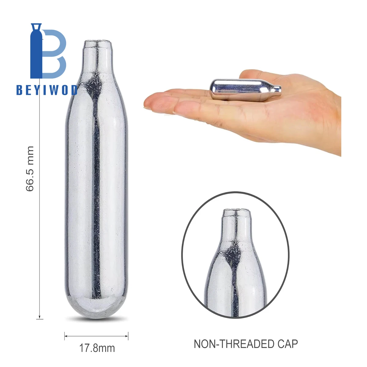 工場直供・OEM・カスタムロゴ対応 8g CO2ガスカートリッジ（使い捨て鋼製シリンダー）、メーカー価格