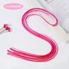 Rose red gradient 2mm 4-piece set with clip