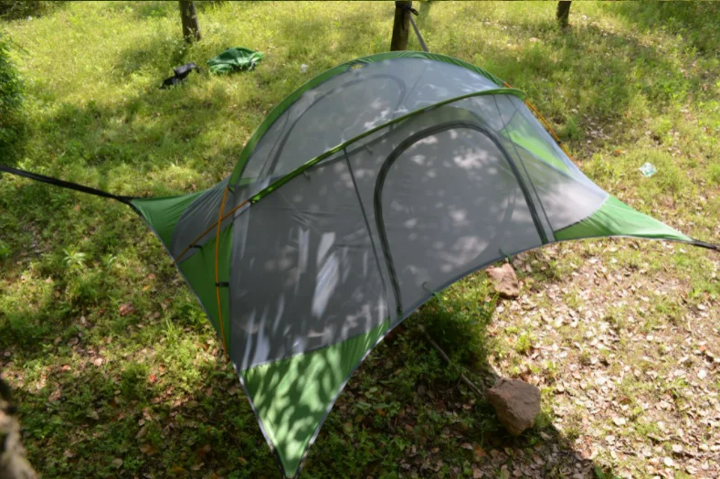 Amaca Da Campeggio Con Zanzariera E Telo Antipioggia - Ultraleggera E Portatile Per Escursioni