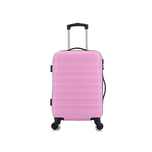 Hot Sell Luggage Suitcase High Quality Fashion 20 Inch Pink Abs Trolley Luggage