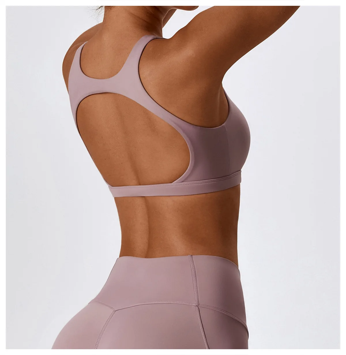 High quality women athletic wear workout women sports bra legging suit high impact yoga set