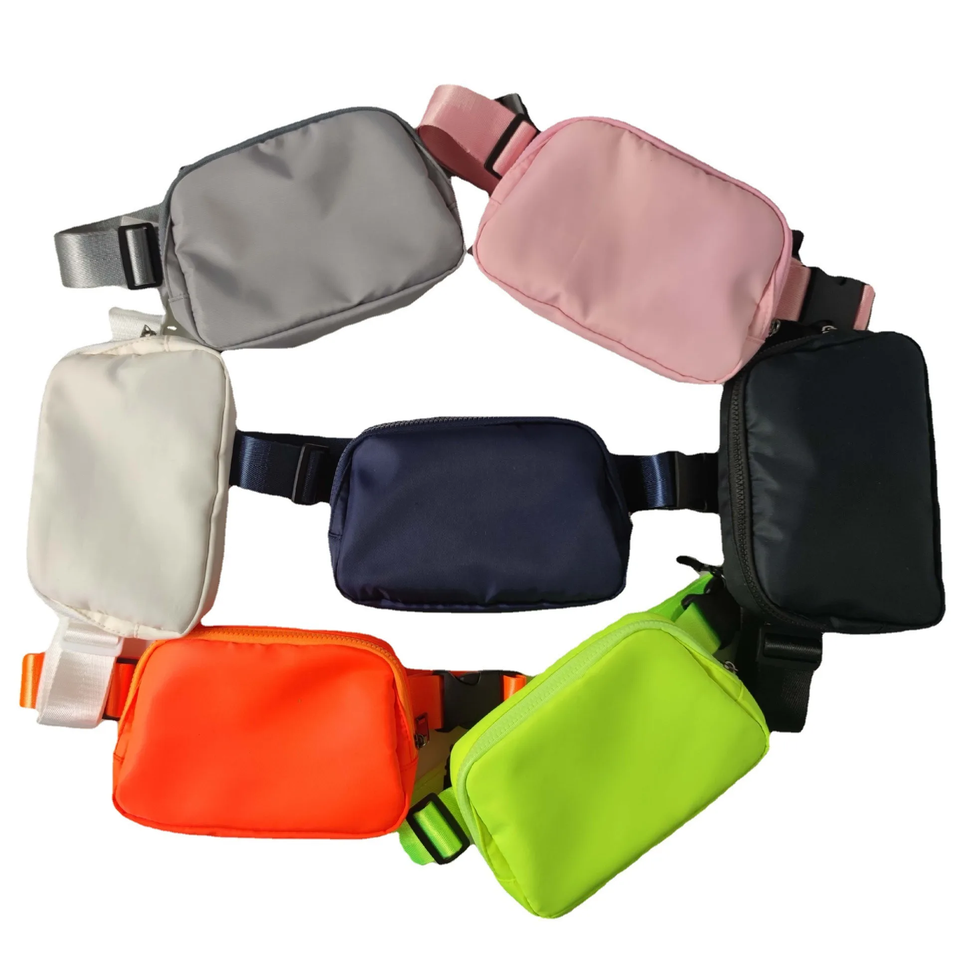Wholesale Unisex Nylon Fanny Pack Mini Chest Bag Running Jogging