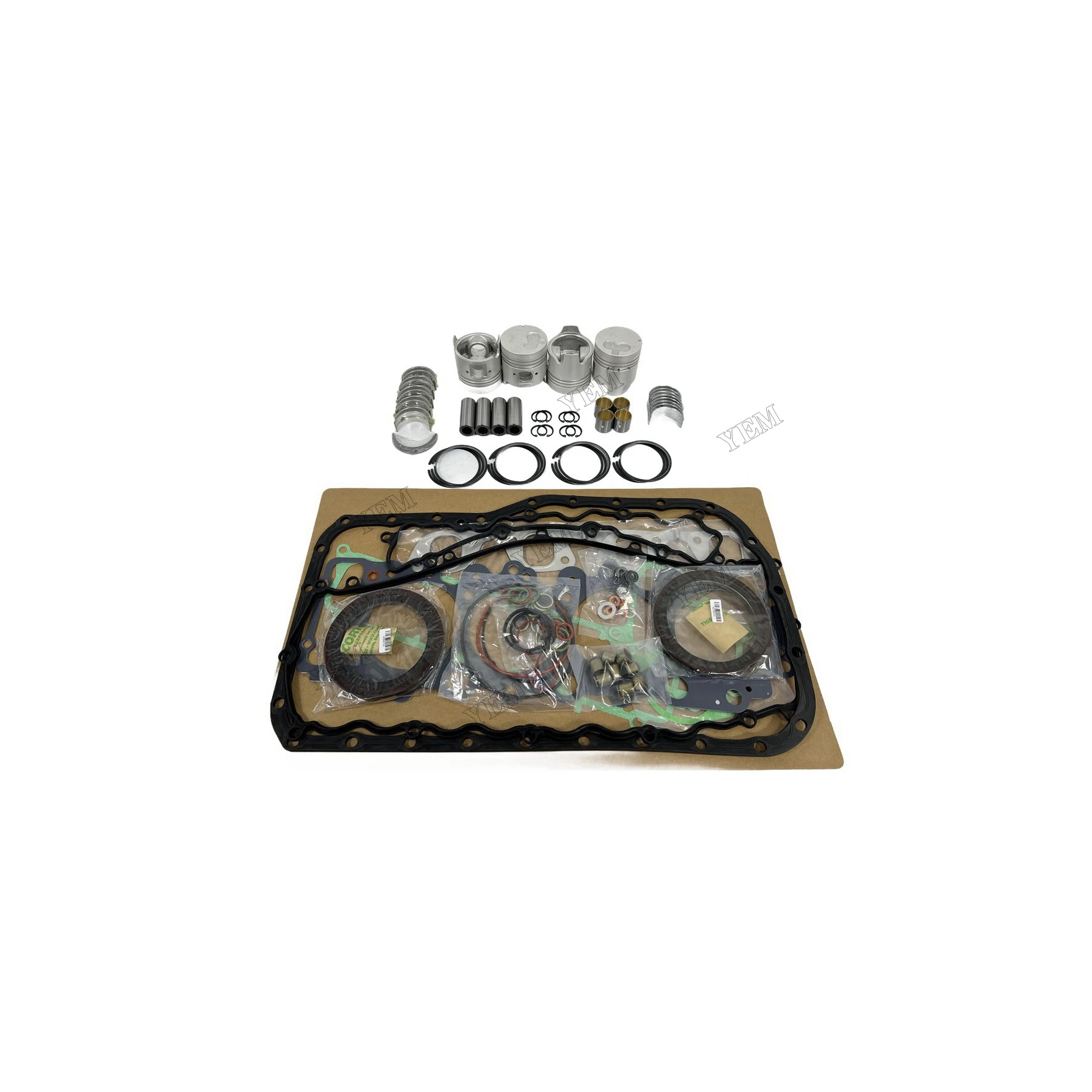 For Isuzu 4FE1 Repair Kit With Bearings Piston Rings Gasketss Heavy Duty Engine Parts