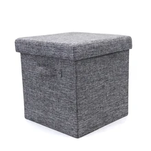 2021 Folding Ottoman Storage Footrest Factory Wholesale Modern Customized Ottoman Pouf