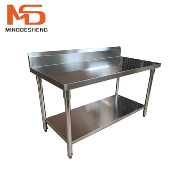 Commercial Kitchen Stainless Steel Table Work Table Work Bench for Restaurants and Hotels for Storage and Working