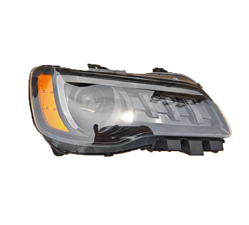 Premium LED Headlights Assembly for Chrysler 300 2011-2023 | High Performance Projector Headlamps with Clear Lens