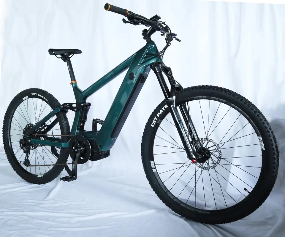 Bafang M510 250w Mid Drive Ebike Carbon Fiber Full Suspension 140 ...