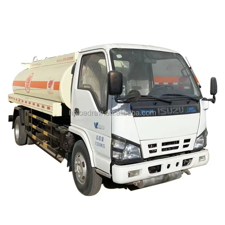 Second Hand Condition Isuzu 4k Engine Oil Tanker Truck On Hot Sale ...